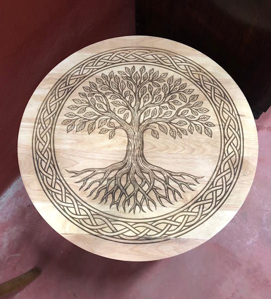 Mesa Madera sésamo Árbol de la Vida